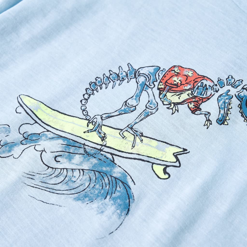 Kindershirt 140 lichtblauw is nu te koop bij PeponiXL, paradijselijk wonen!