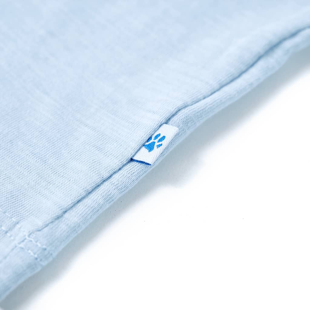 Kindershirt 140 lichtblauw is nu te koop bij PeponiXL, paradijselijk wonen!