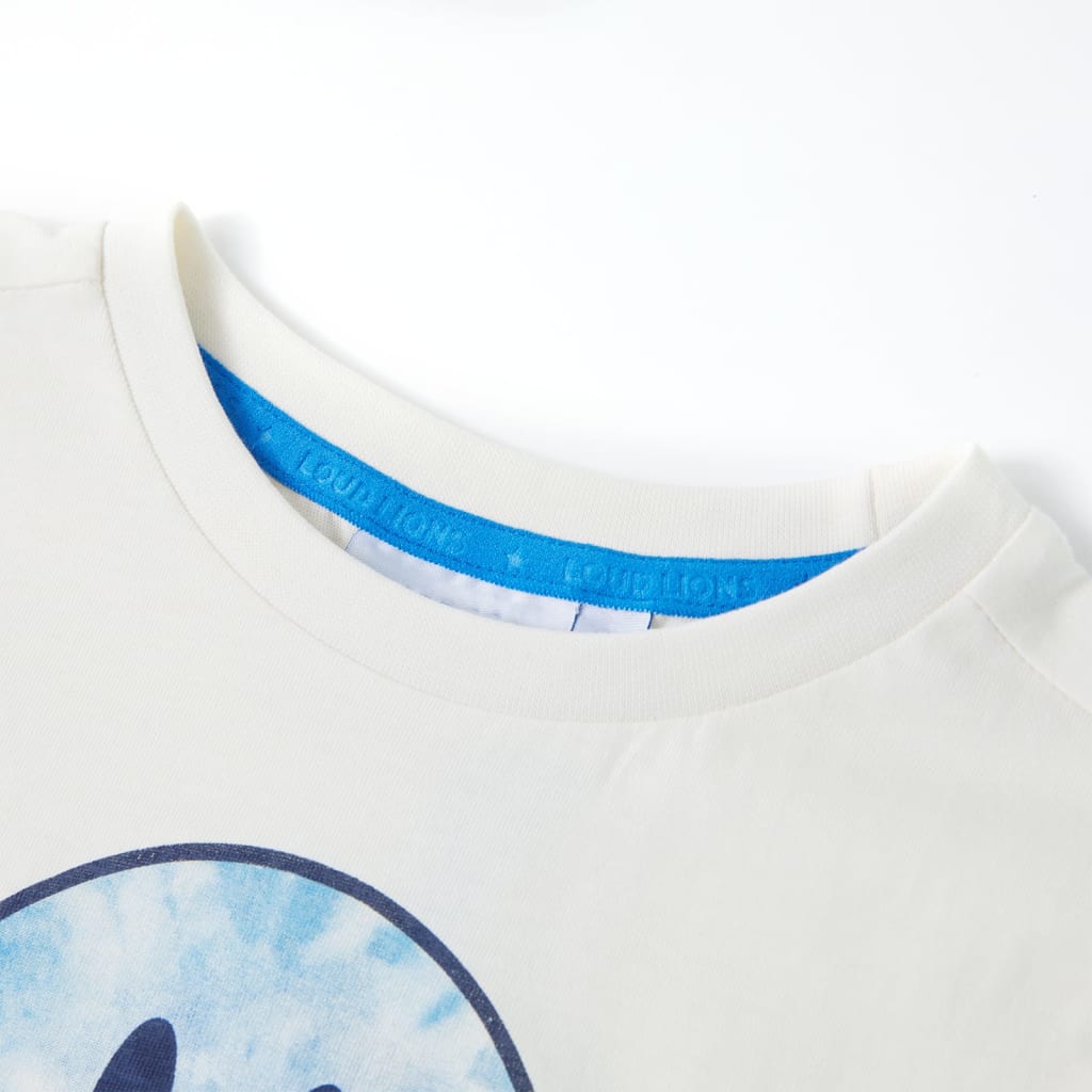 Kindershirt 104 ecru is nu te koop bij PeponiXL, paradijselijk wonen!