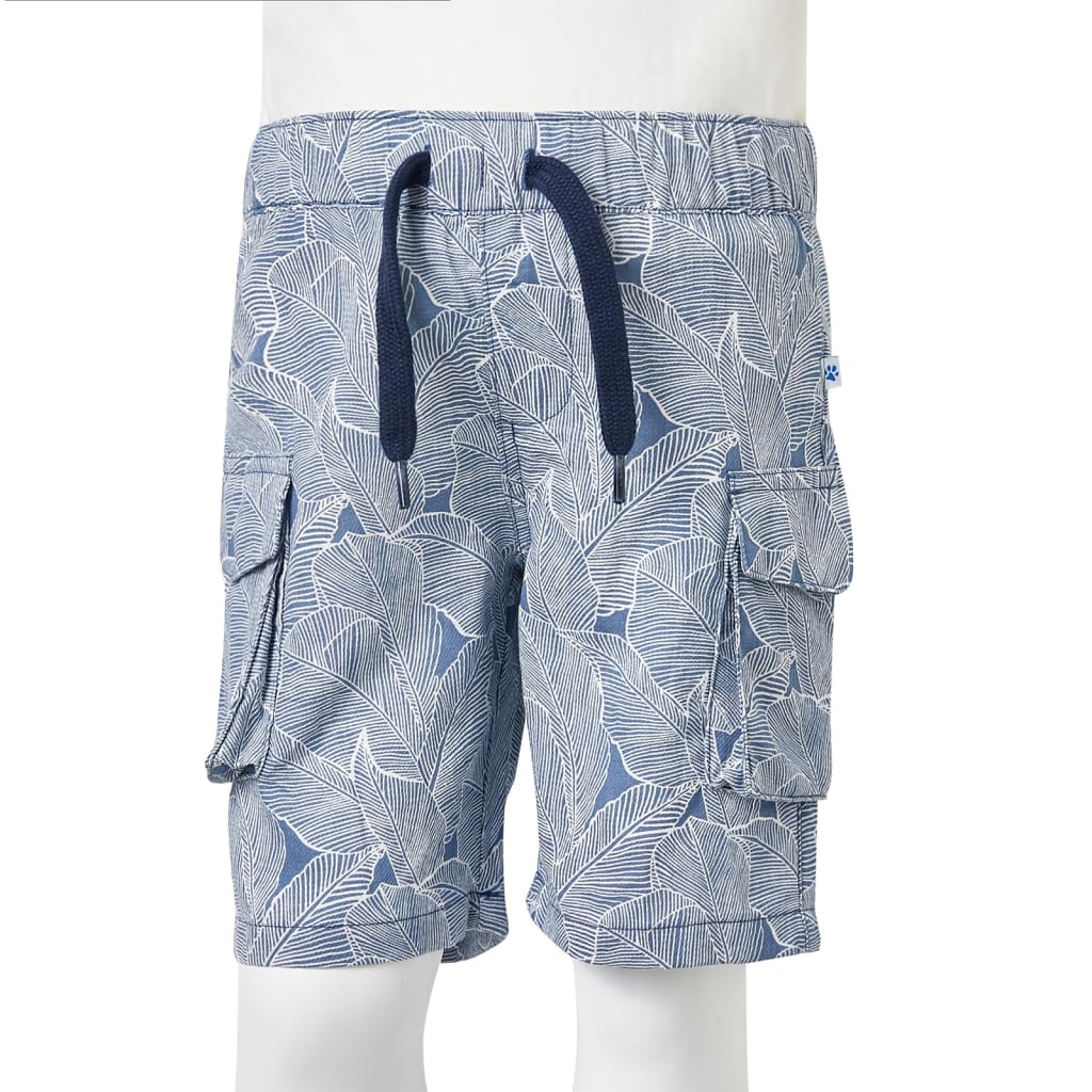 Kindershorts met trekkoord 104 donkerblauw is nu te koop bij PeponiXL, paradijselijk wonen!
