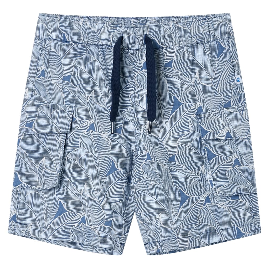 Kindershorts met trekkoord 116 donkerblauw is nu te koop bij PeponiXL, paradijselijk wonen!