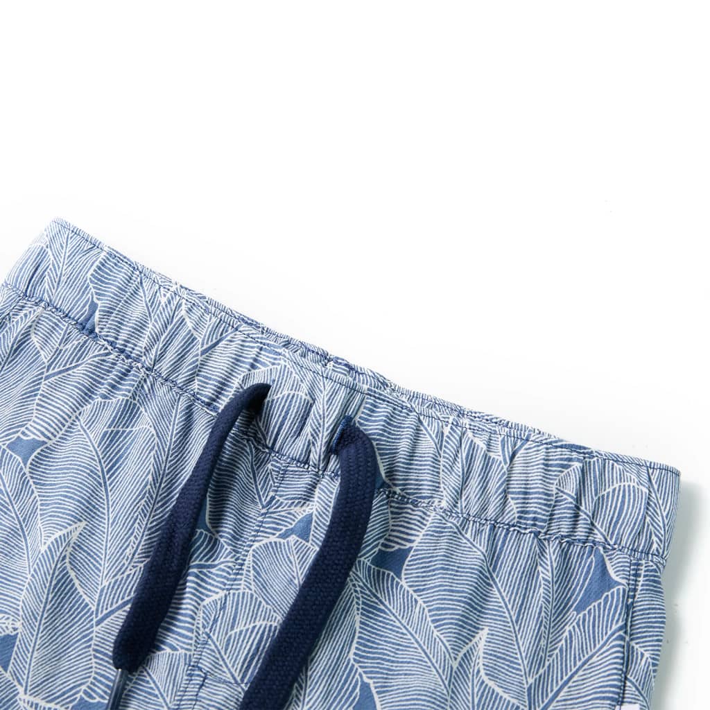 Kindershorts met trekkoord 116 donkerblauw is nu te koop bij PeponiXL, paradijselijk wonen!