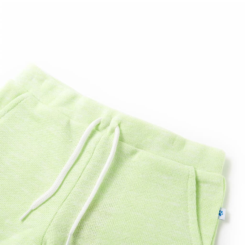 Kindershorts met trekkoord 140 neongeel is nu te koop bij PeponiXL, paradijselijk wonen!