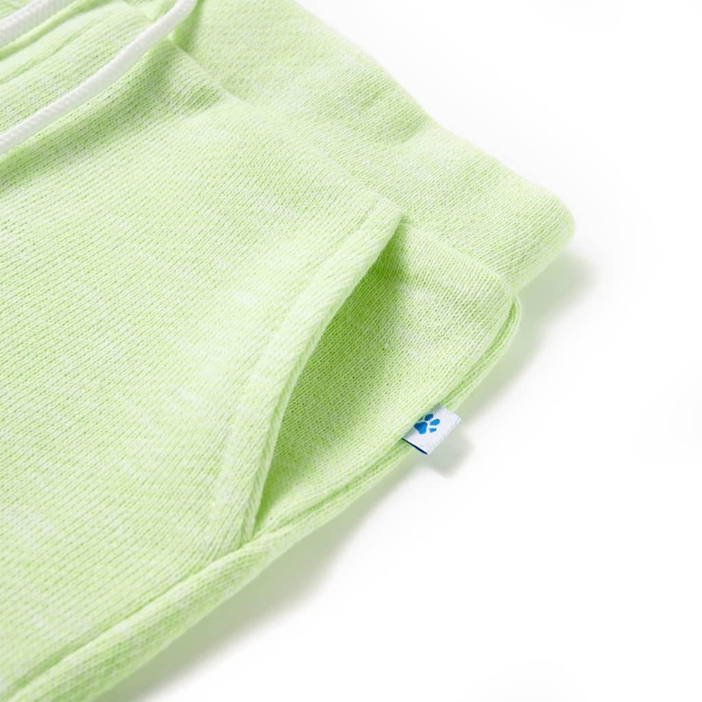 Kindershorts met trekkoord 140 neongeel is nu te koop bij PeponiXL, paradijselijk wonen!