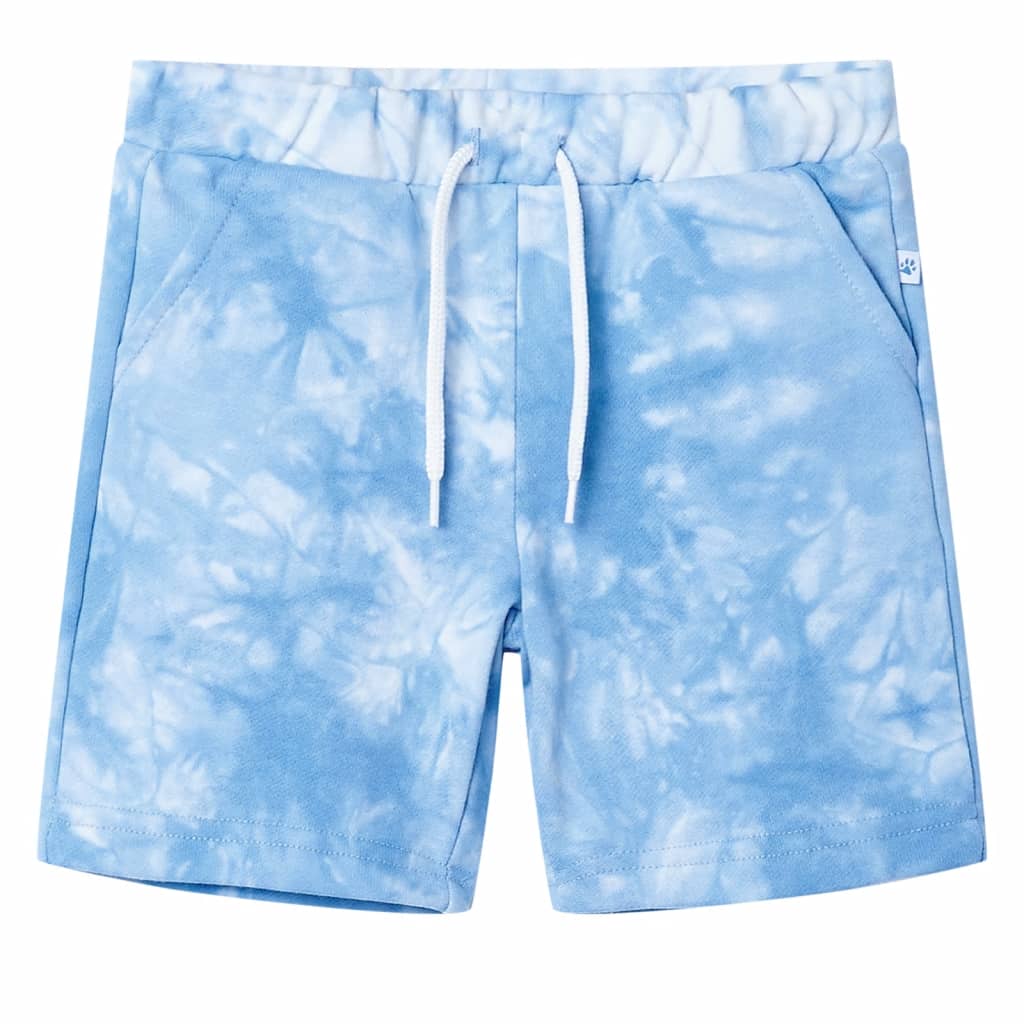 Kindershorts met trekkoord 116 zachtblauw is nu te koop bij PeponiXL, paradijselijk wonen!