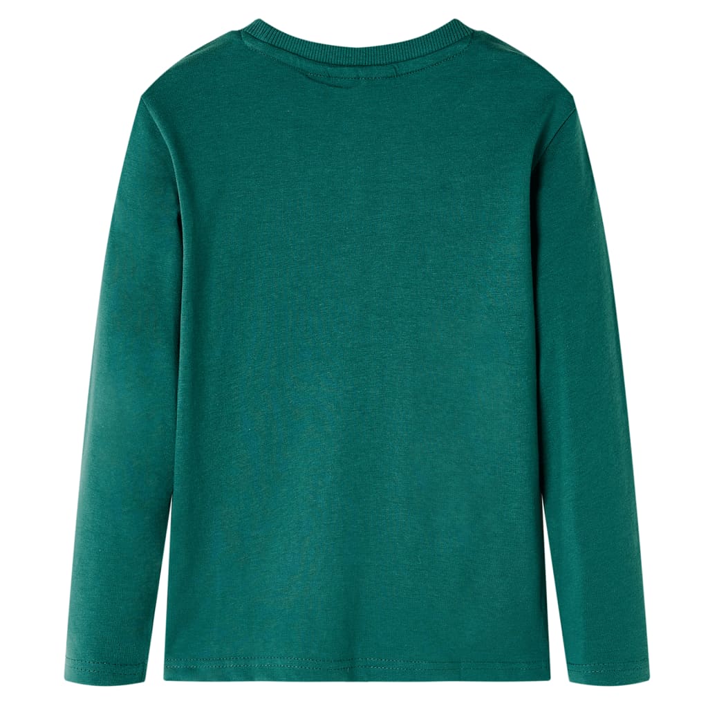 Kindershirt met lange mouwen 92 groen is nu te koop bij PeponiXL, paradijselijk wonen!