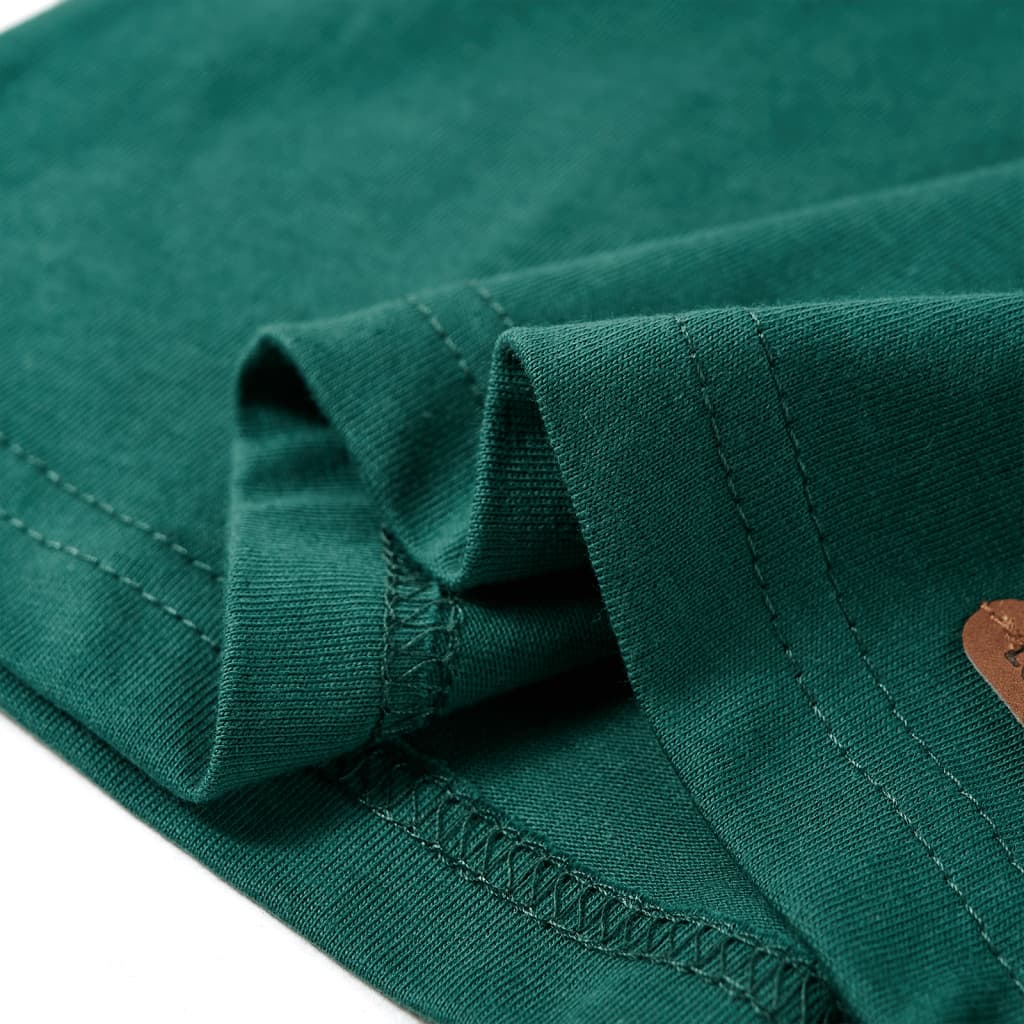 Kindershirt met lange mouwen 92 groen is nu te koop bij PeponiXL, paradijselijk wonen!