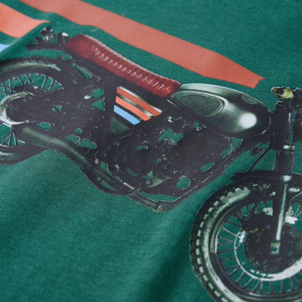 Kindershirt met lange mouwen 116 groen is nu te koop bij PeponiXL, paradijselijk wonen!