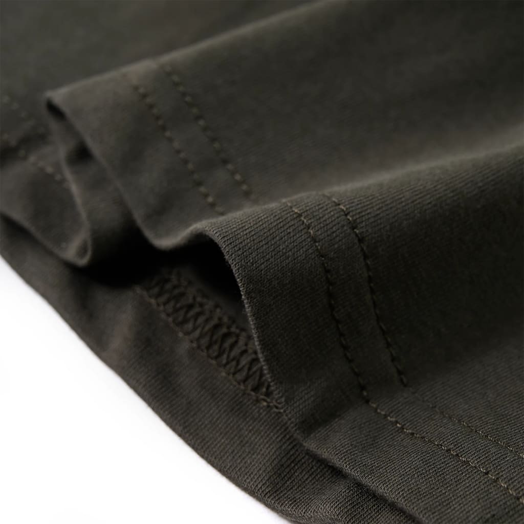 Kindershirt met lange mouwen 104 kakikleurig is nu te koop bij PeponiXL, paradijselijk wonen!