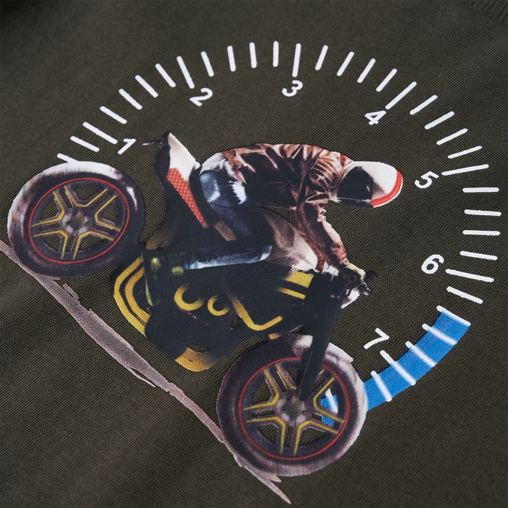 Kindershirt met lange mouwen 128 kakikleurig is nu te koop bij PeponiXL, paradijselijk wonen!