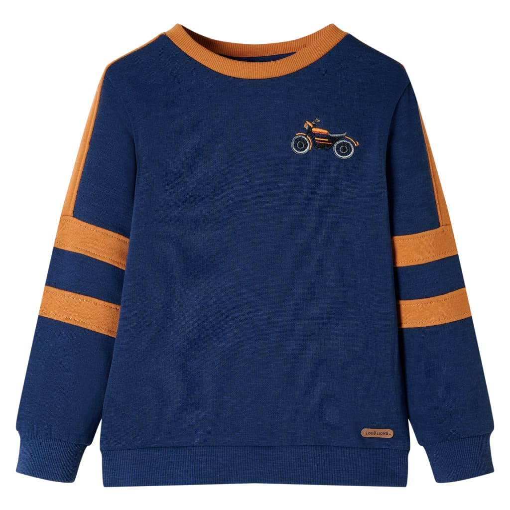 Kindertrui 92 indigo-blauw is nu te koop bij PeponiXL, paradijselijk wonen!
