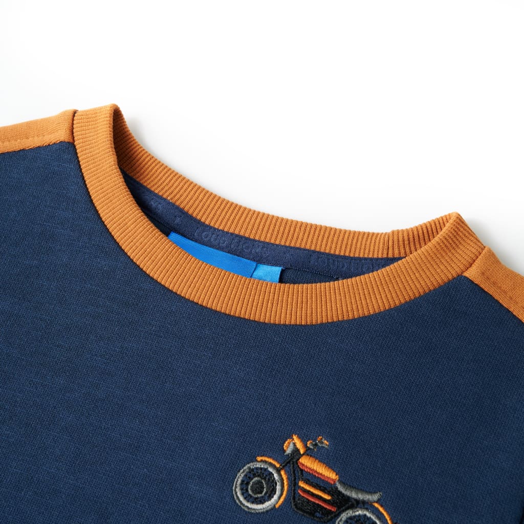 Kindertrui 104 indigo-blauw is nu te koop bij PeponiXL, paradijselijk wonen!