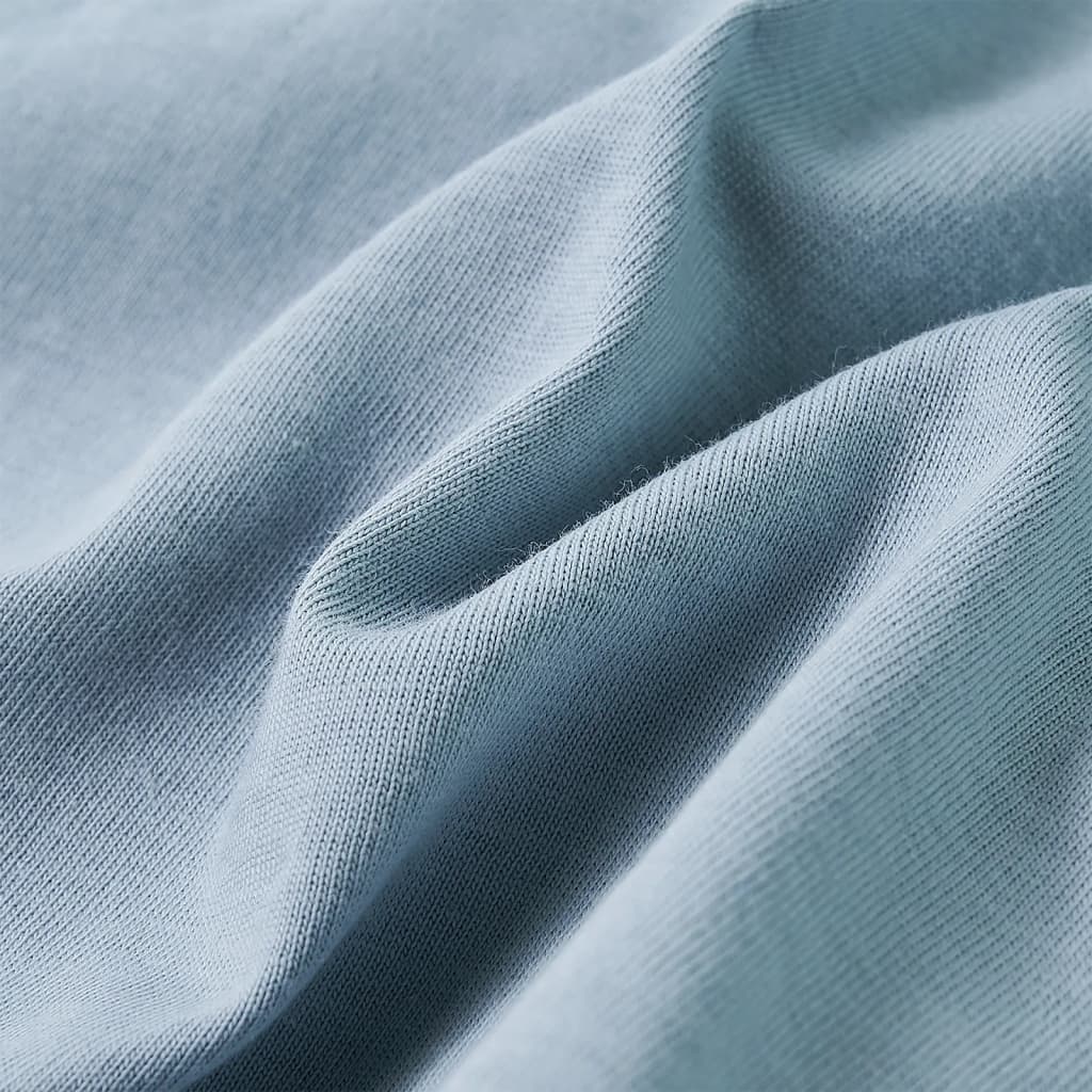 Kindershirt met lange mouwen 104 lichtblauw is nu te koop bij PeponiXL, paradijselijk wonen!