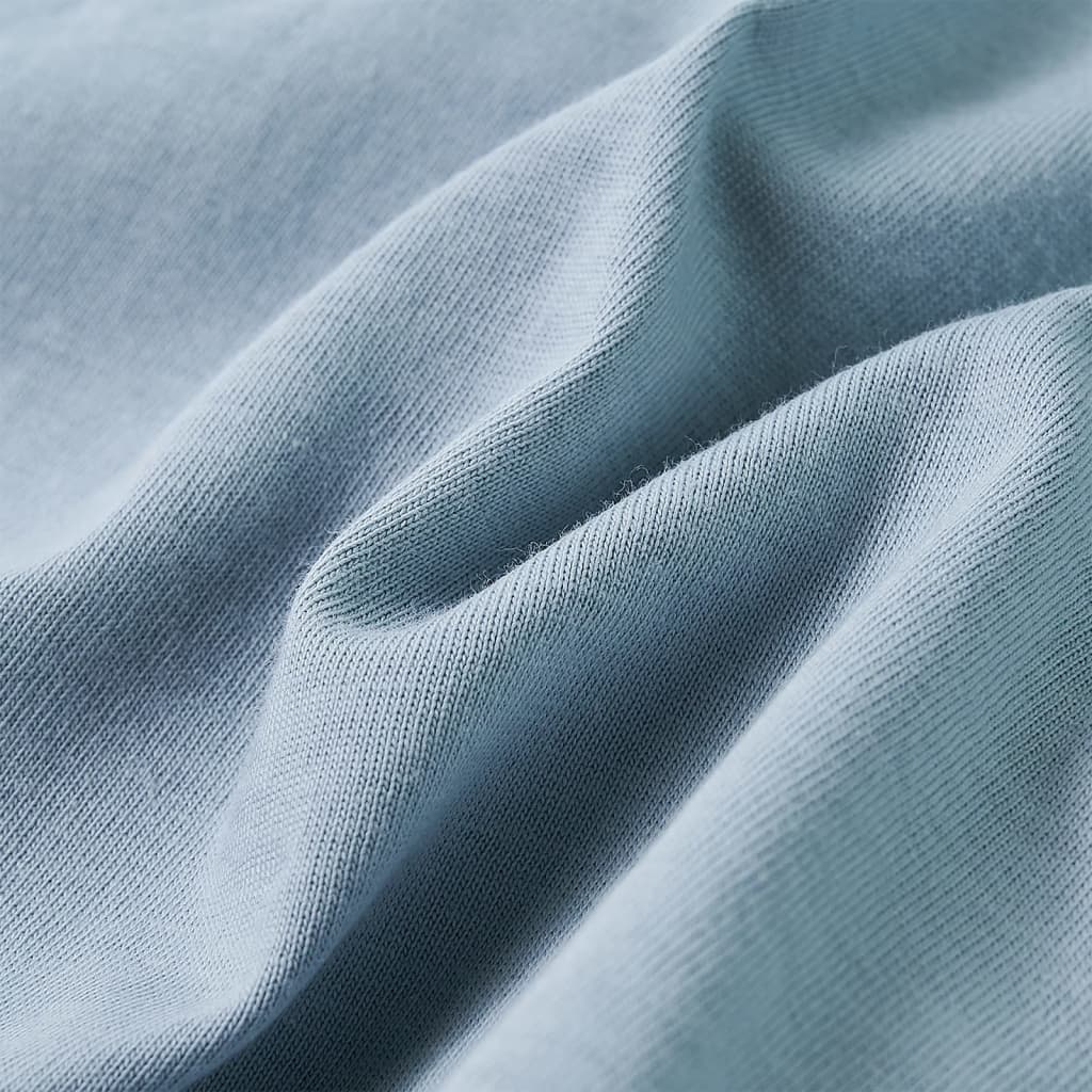 Kindershirt met lange mouwen 128 lichtblauw is nu te koop bij PeponiXL, paradijselijk wonen!