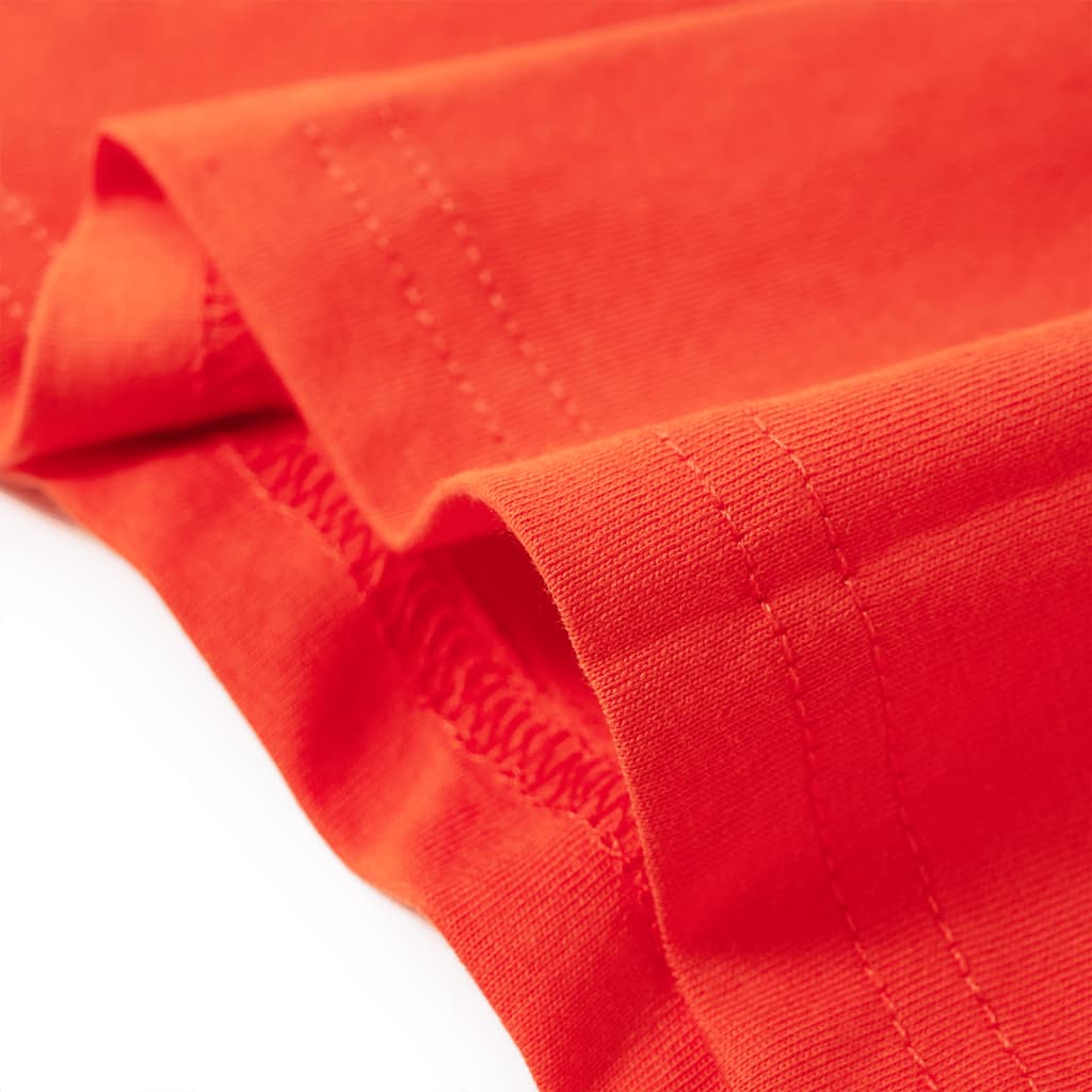 Kindershirt met lange mouwen 128 feloranje is nu te koop bij PeponiXL, paradijselijk wonen!