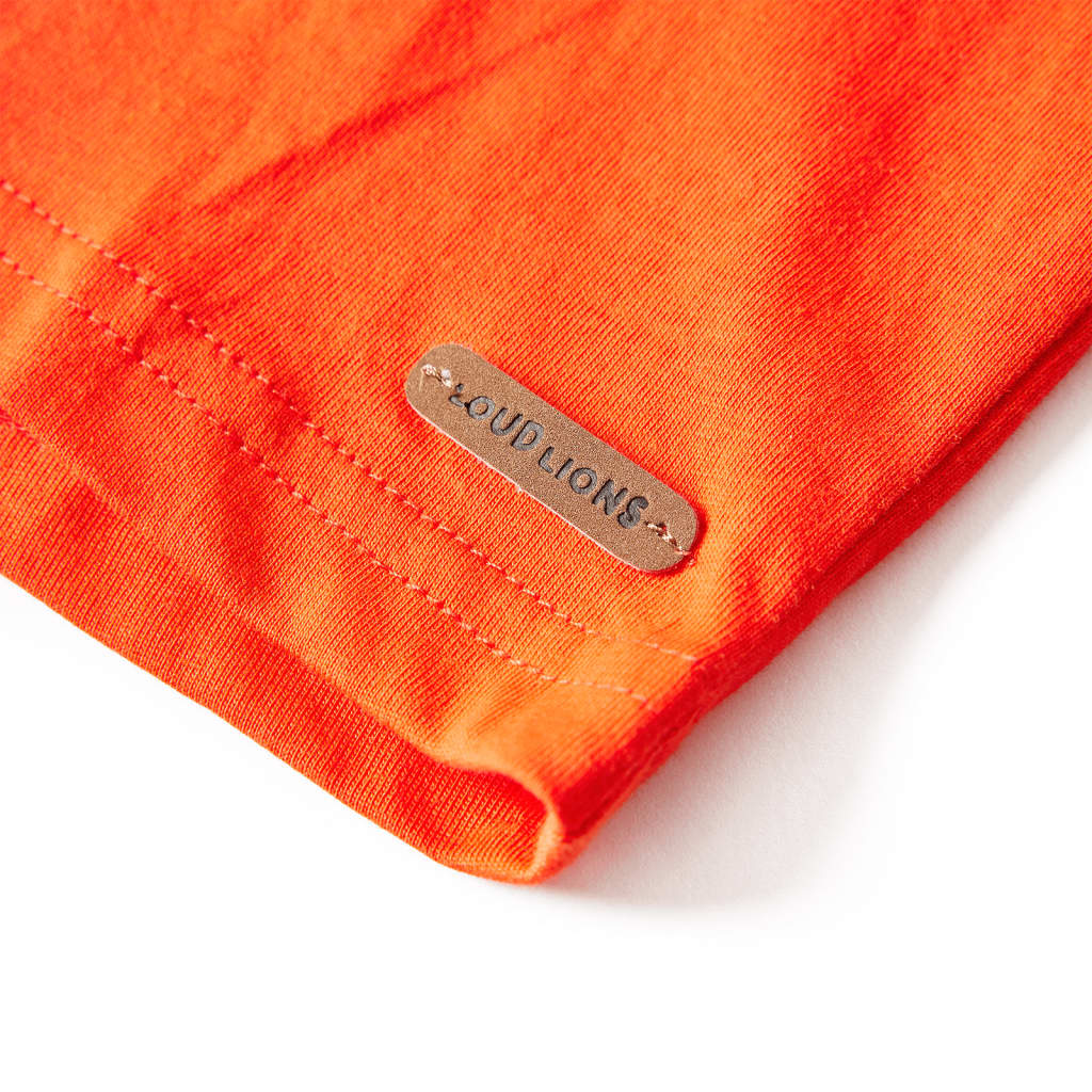 Kindershirt met lange mouwen 104 feloranje is nu te koop bij PeponiXL, paradijselijk wonen!