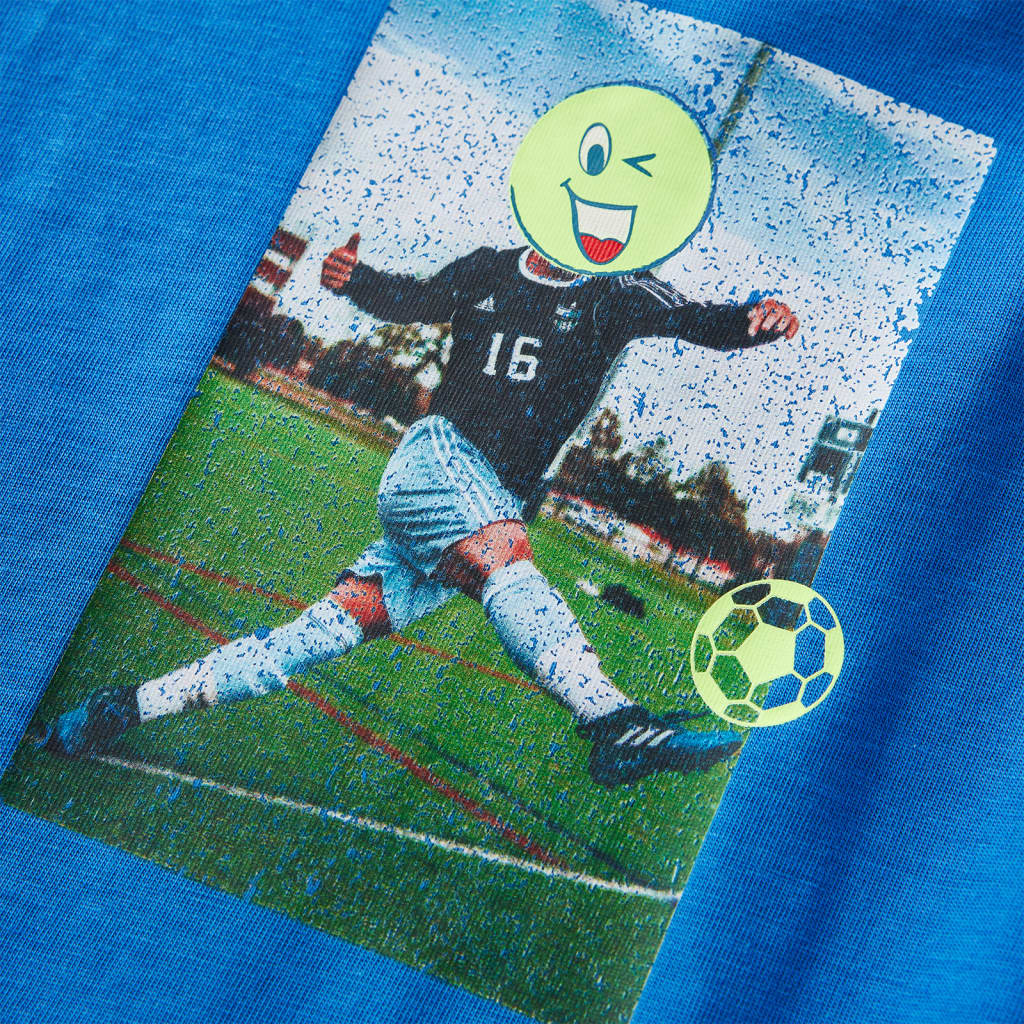 Kindershirt met lange mouwen 116 kobaltblauw is nu te koop bij PeponiXL, paradijselijk wonen!