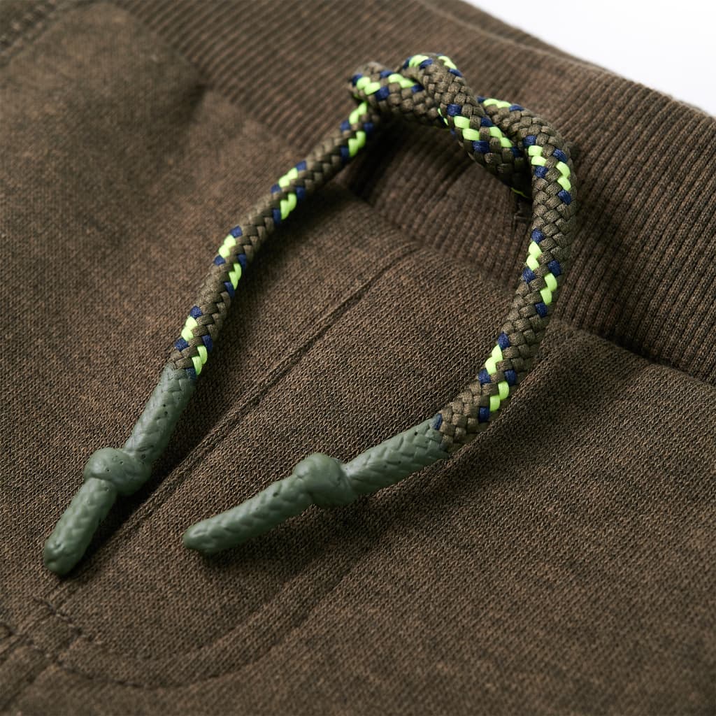 Kinderjoggingbroek 92 gemêleerd kakikleurig is nu te koop bij PeponiXL, paradijselijk wonen!