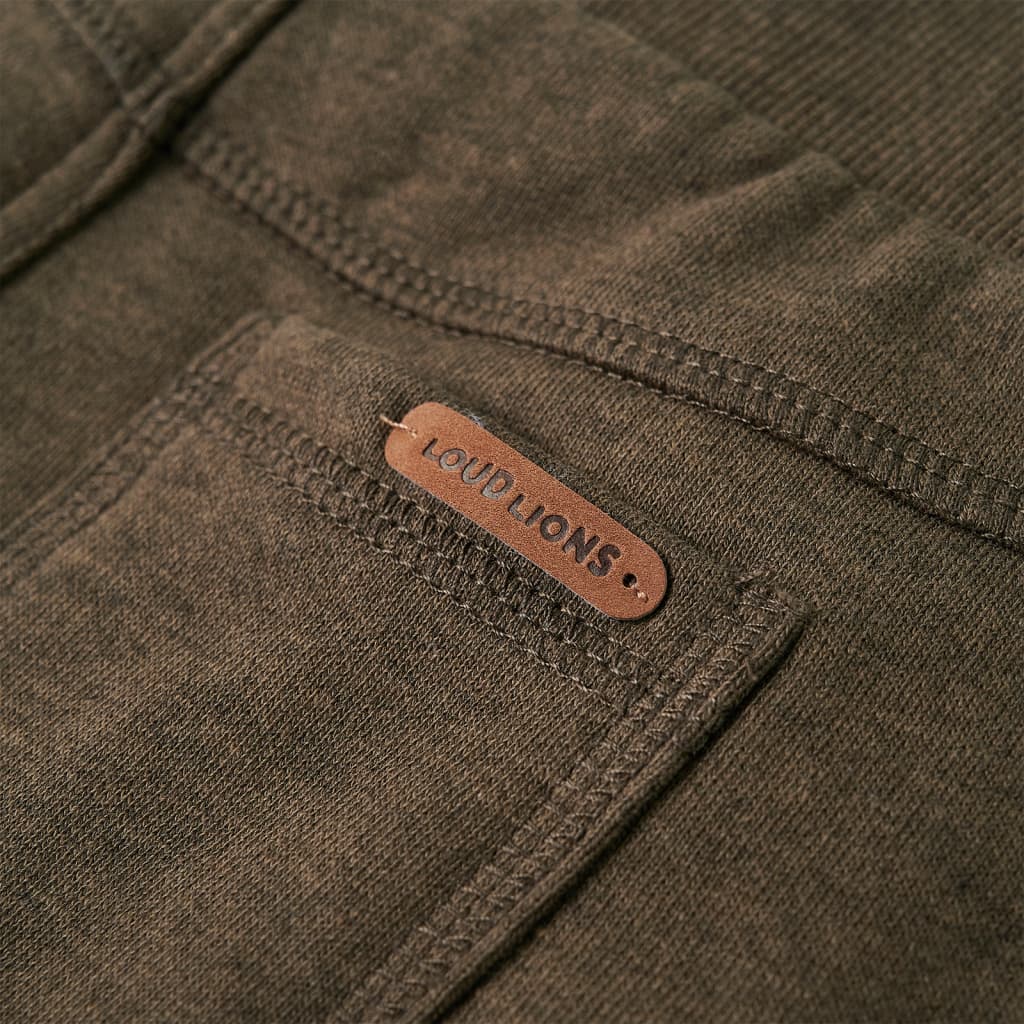 Kinderjoggingbroek 92 gemêleerd kakikleurig is nu te koop bij PeponiXL, paradijselijk wonen!