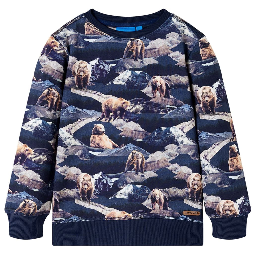 Kindertrui 140 marineblauw is nu te koop bij PeponiXL, paradijselijk wonen!