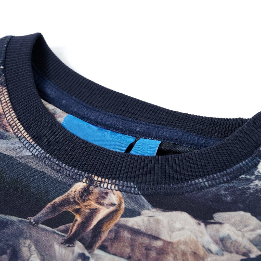Kindertrui 140 marineblauw is nu te koop bij PeponiXL, paradijselijk wonen!
