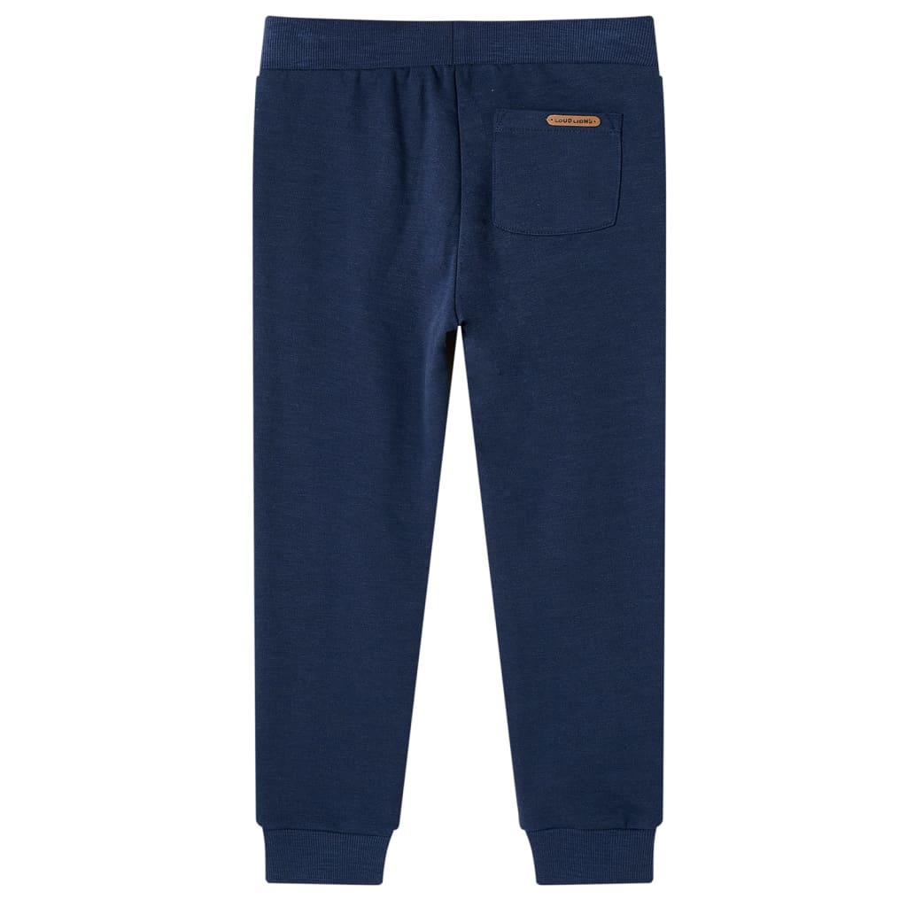 Kinderjoggingbroek 92 gemêleerd marineblauw is nu te koop bij PeponiXL, paradijselijk wonen!