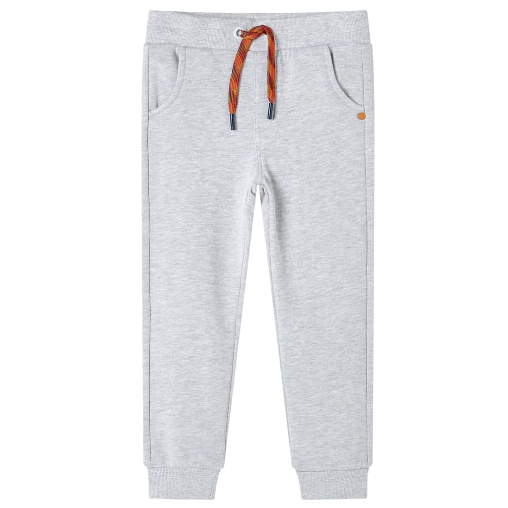 Kinderjoggingbroek 92 gemêleerd grijs is nu te koop bij PeponiXL, paradijselijk wonen!