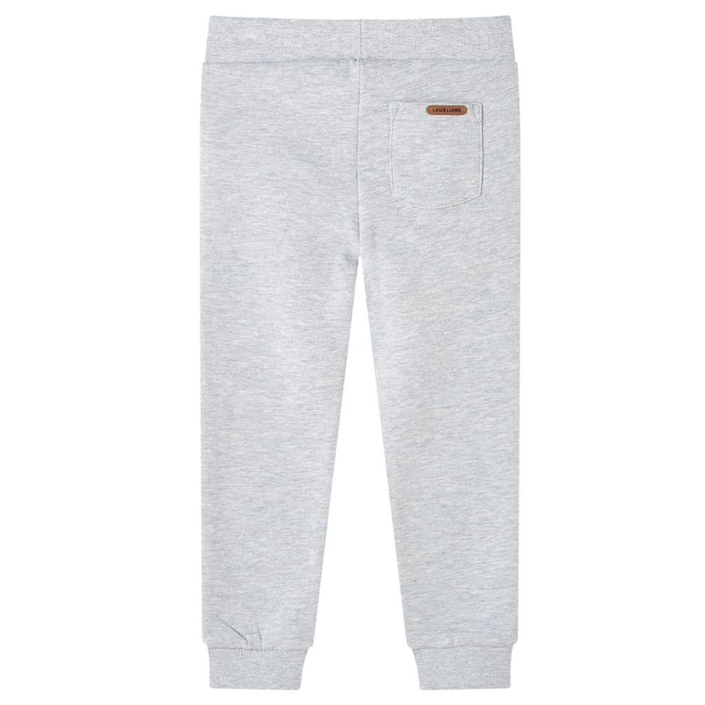 Kinderjoggingbroek 92 gemêleerd grijs is nu te koop bij PeponiXL, paradijselijk wonen!