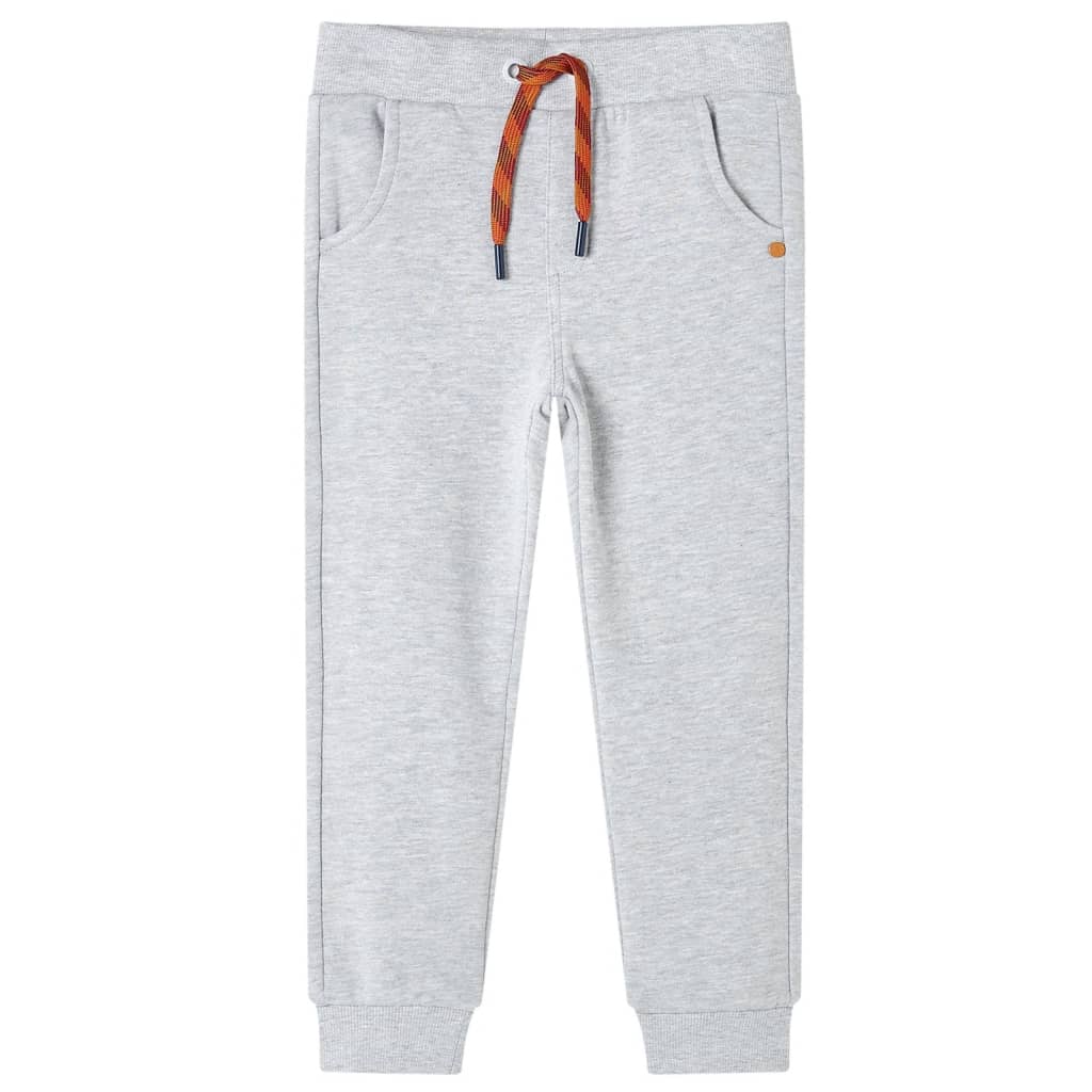 Kinderjoggingbroek 104 gemêleerd grijs is nu te koop bij PeponiXL, paradijselijk wonen!