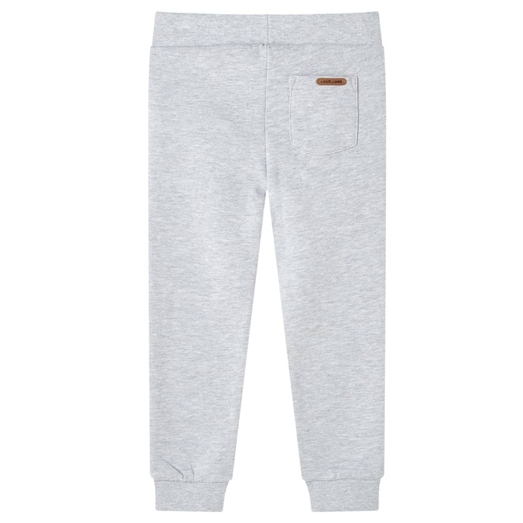 Kinderjoggingbroek 116 gemêleerd grijs is nu te koop bij PeponiXL, paradijselijk wonen!