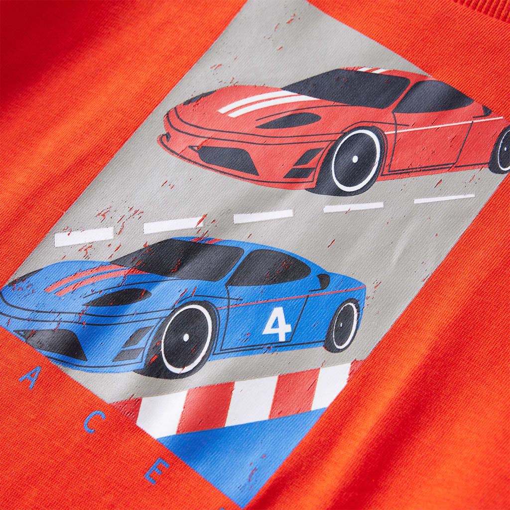 Kindershirt met lange mouwen 104 felroranje is nu te koop bij PeponiXL, paradijselijk wonen!