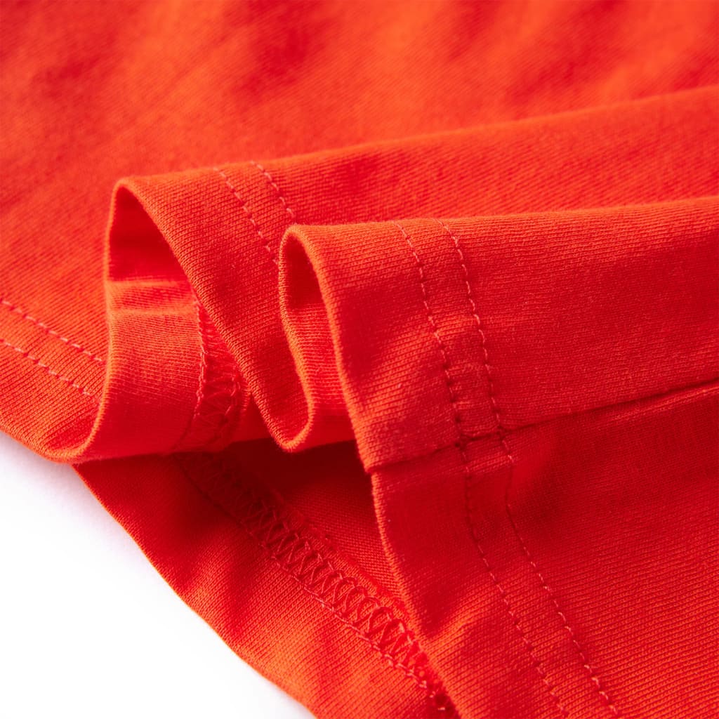 Kindershirt met lange mouwen 104 felroranje is nu te koop bij PeponiXL, paradijselijk wonen!