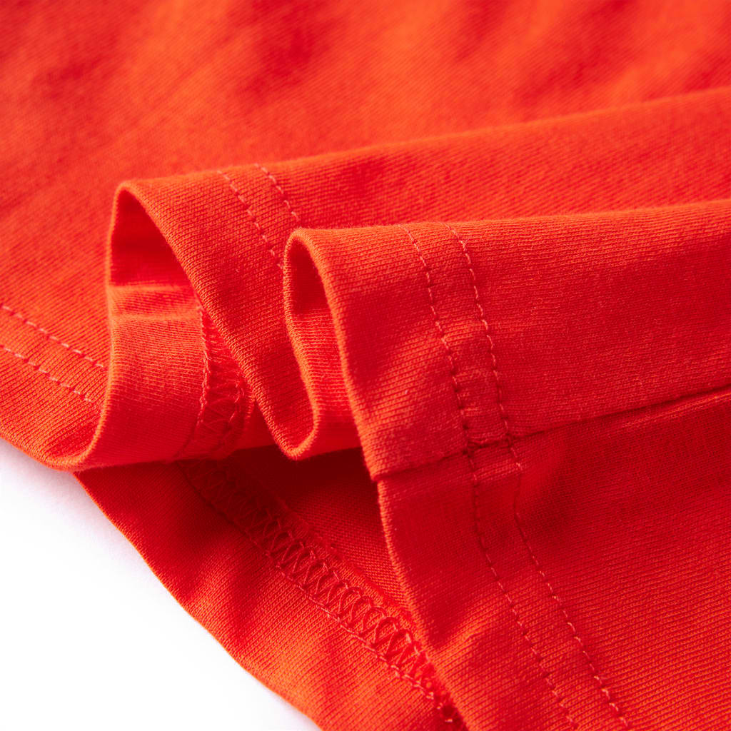Kindershirt met lange mouwen 128 felroranje is nu te koop bij PeponiXL, paradijselijk wonen!