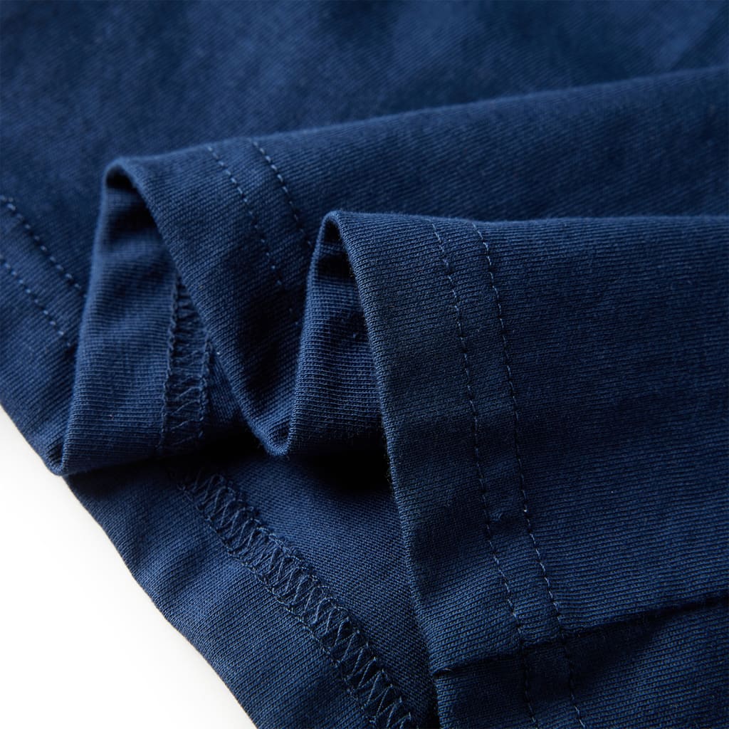Kindershirt met lange mouwen 116 marineblauw is nu te koop bij PeponiXL, paradijselijk wonen!