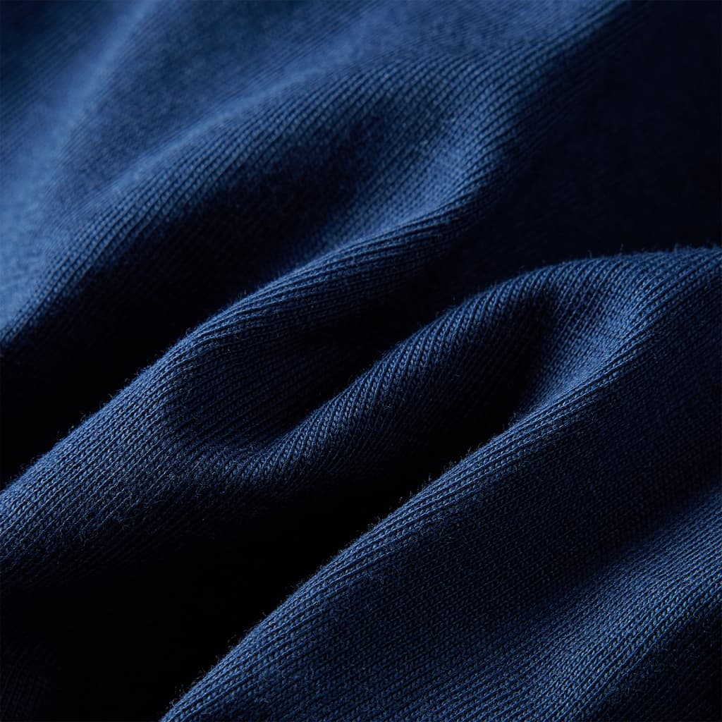 Kindershirt met lange mouwen 128 marineblauw is nu te koop bij PeponiXL, paradijselijk wonen!