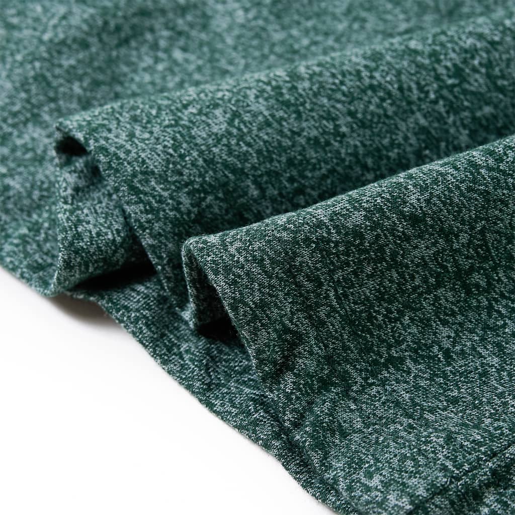 Kindershirt met lange mouwen 128 gemêleerd donkergroen is nu te koop bij PeponiXL, paradijselijk wonen!