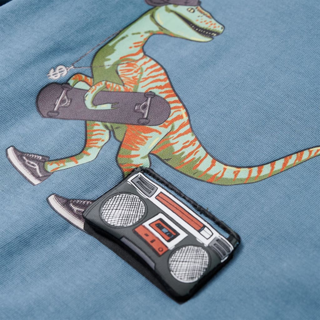 Kindershirt met lange mouwen 92 medium blauw is nu te koop bij PeponiXL, paradijselijk wonen!
