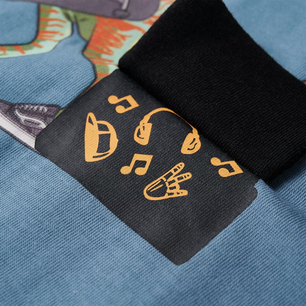 Kindershirt met lange mouwen 92 medium blauw is nu te koop bij PeponiXL, paradijselijk wonen!