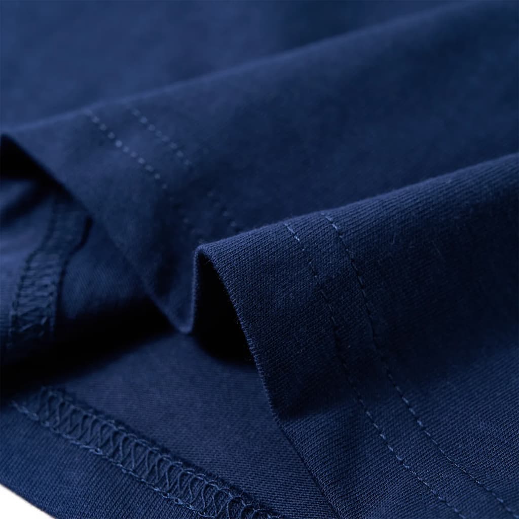 Kindershirt met lange mouwen 104 marineblauw is nu te koop bij PeponiXL, paradijselijk wonen!