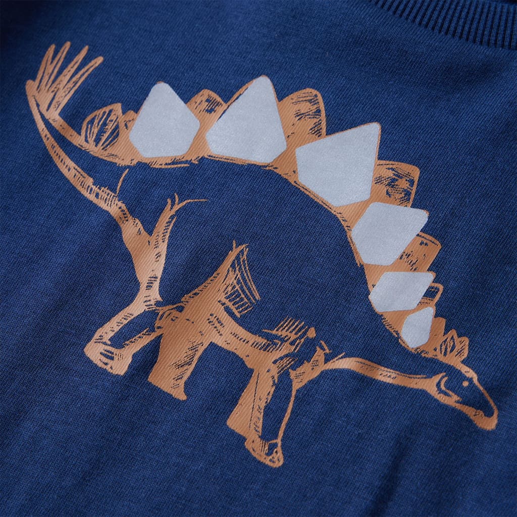 Kindershirt met lange mouwen 116 marineblauw is nu te koop bij PeponiXL, paradijselijk wonen!