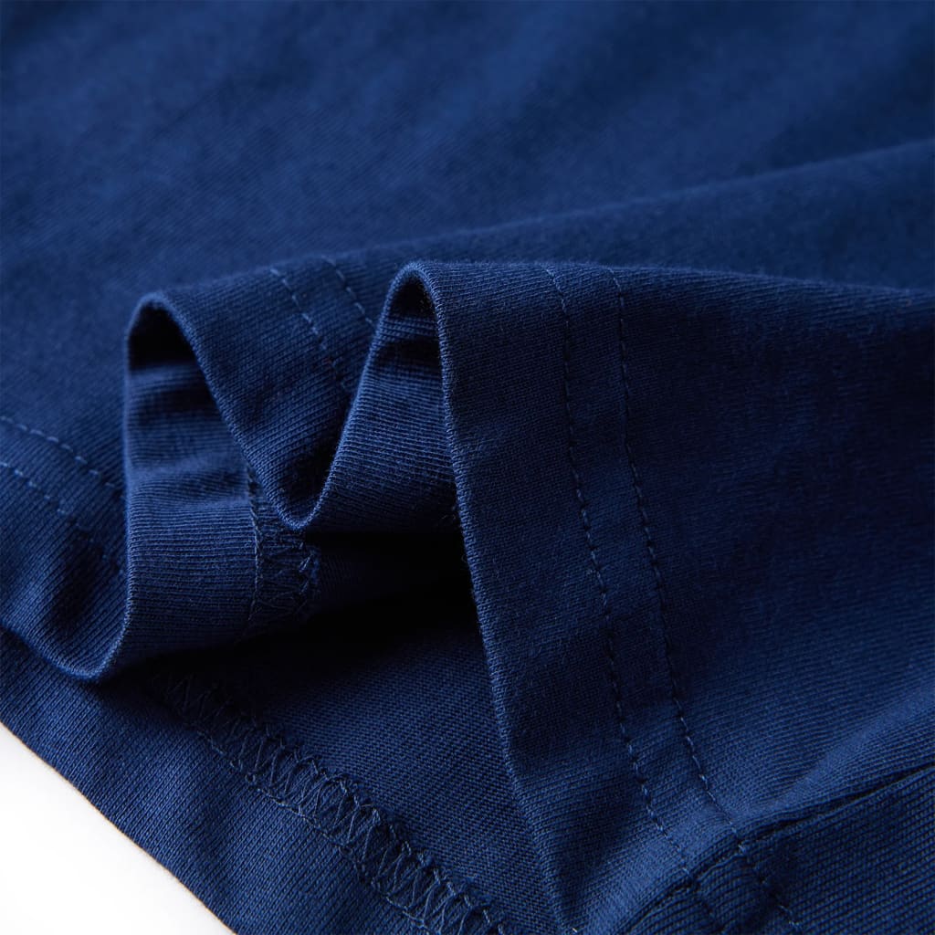 Kindershirt met lange mouwen 116 marineblauw is nu te koop bij PeponiXL, paradijselijk wonen!