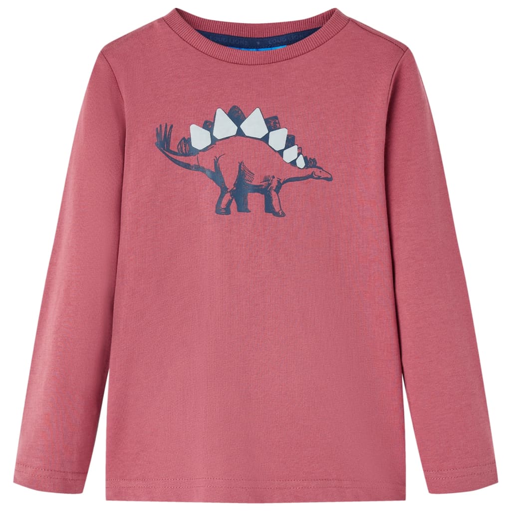 Kindershirt met lange mouwen 104 donkerrood is nu te koop bij PeponiXL, paradijselijk wonen!