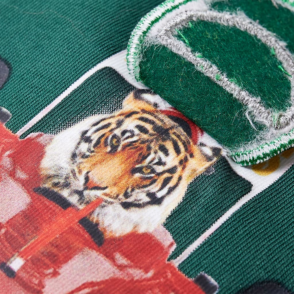 Kindershirt met lange mouwen 116 groen is nu te koop bij PeponiXL, paradijselijk wonen!