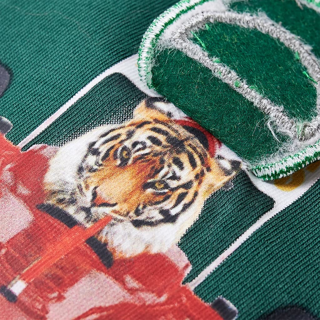 Kindershirt met lange mouwen 128 groen is nu te koop bij PeponiXL, paradijselijk wonen!