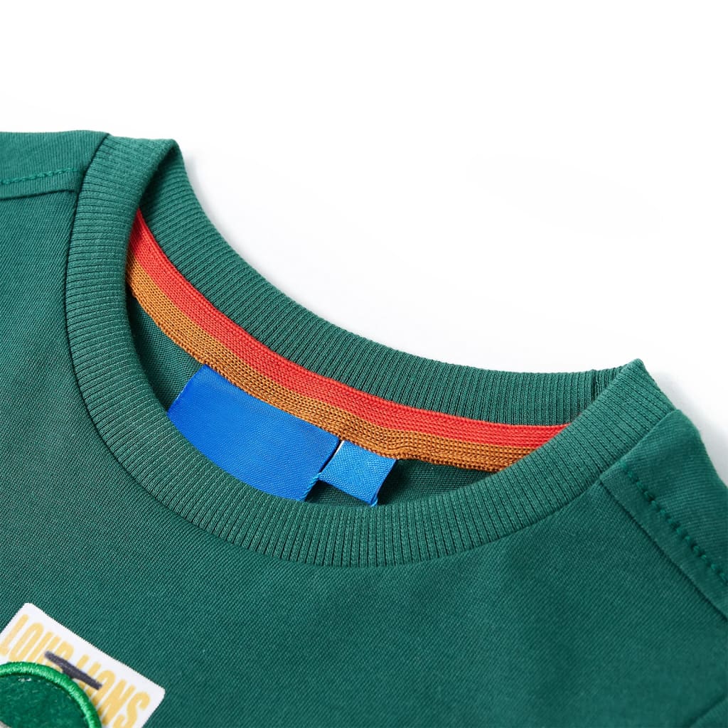 Kindershirt met lange mouwen 140 groen is nu te koop bij PeponiXL, paradijselijk wonen!