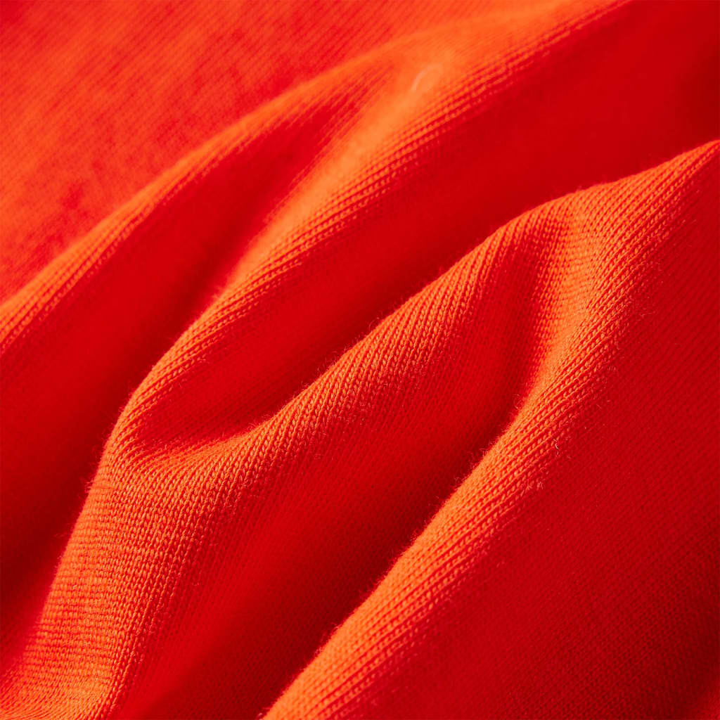 Kindershirt met lange mouwen 104 felroranje is nu te koop bij PeponiXL, paradijselijk wonen!