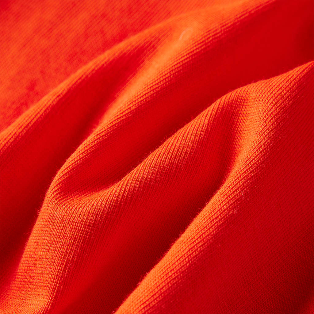 Kindershirt met lange mouwen 116 felroranje is nu te koop bij PeponiXL, paradijselijk wonen!