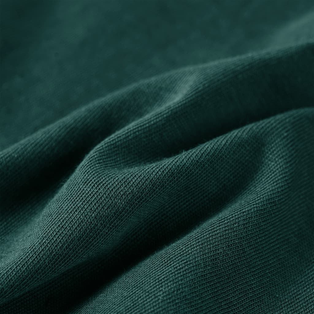 Kindershirt met lange mouwen 104 donkergroen is nu te koop bij PeponiXL, paradijselijk wonen!