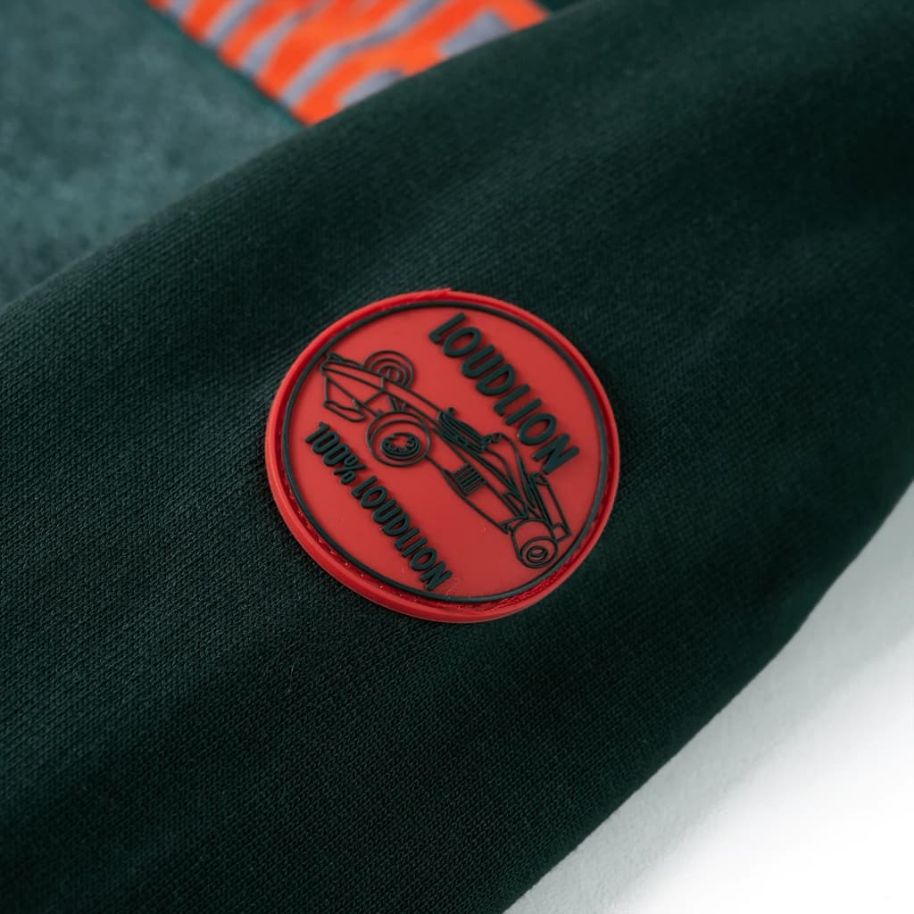 Kindertrui met capuchon 92 donkergroen is nu te koop bij PeponiXL, paradijselijk wonen!