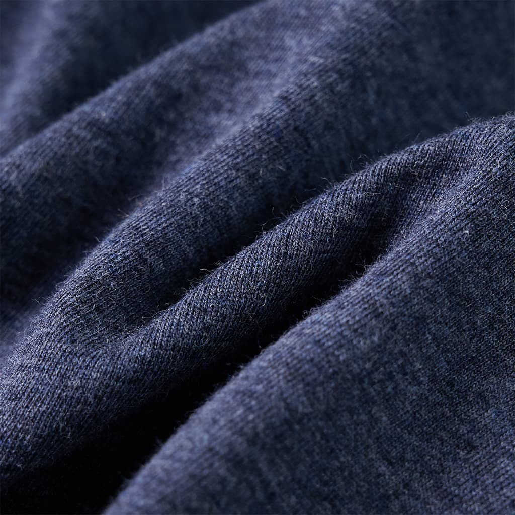 Kindershirt met lange mouwen 140 gemêleerd donkerblauw is nu te koop bij PeponiXL, paradijselijk wonen!